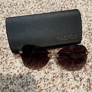 Wildfox Sunglasses with Heart-Shaped Case